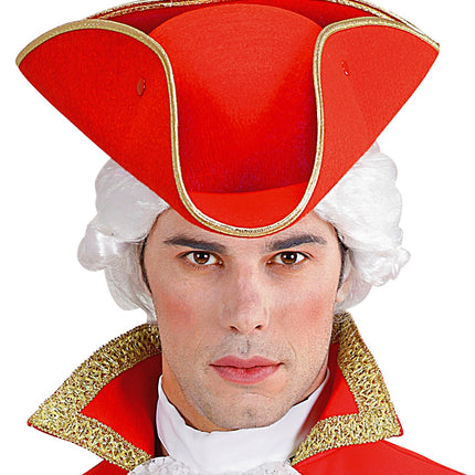 Widmann SRL Driesteek hoed rood