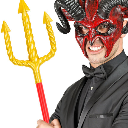 Widmann SRL Drietand goud met rood