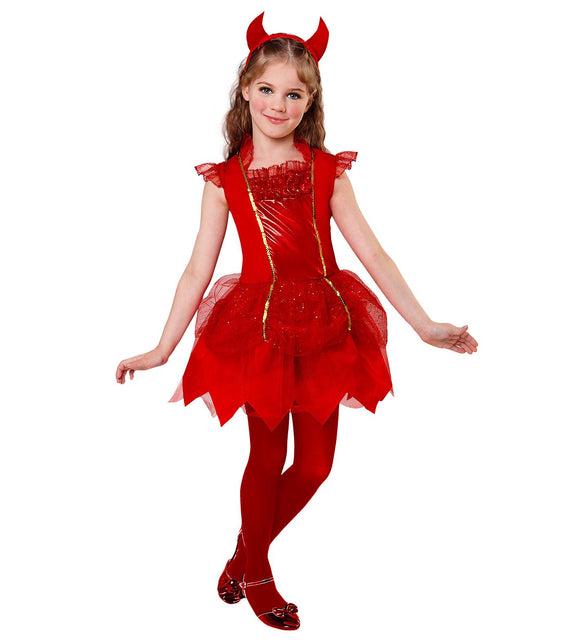 Widmann SRL Duivel ballerina jurkje kinderen