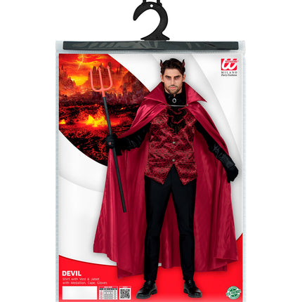 Widmann SRL Duivel kostuum Rood/bordeaux