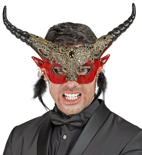 Widmann SRL Duivel masker luxe theater