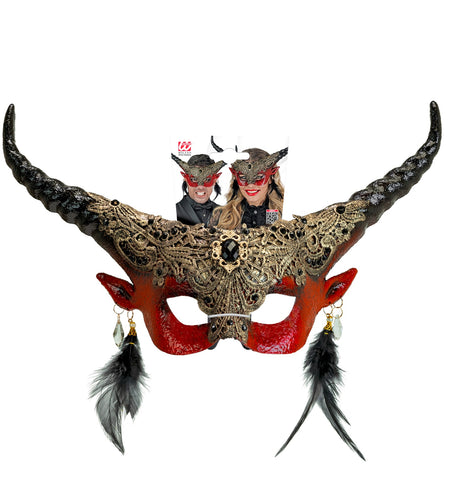 Widmann SRL Duivel masker luxe theater