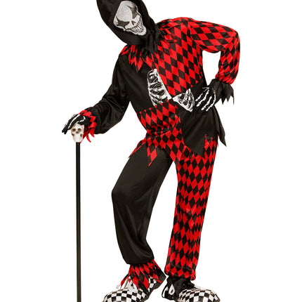 Widmann SRL Duivel pak Jester voor kids