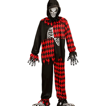 Widmann SRL Duivel pak Jester voor kids