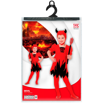 Widmann SRL Duivel pak kind Lucy 104cm