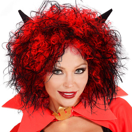 Widmann SRL Duivel pruik Donna