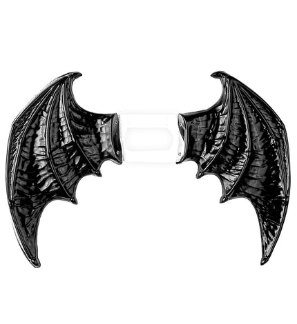 Widmann SRL Duivel vleugels vleermuis zwart plastic