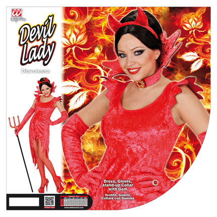 Widmann SRL Duivelin jurkje Fluweel