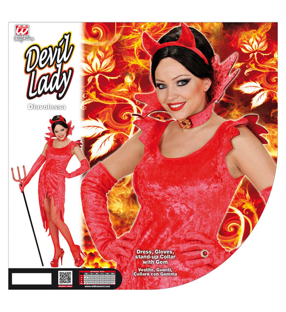 Widmann SRL Duivelin jurkje Fluweel