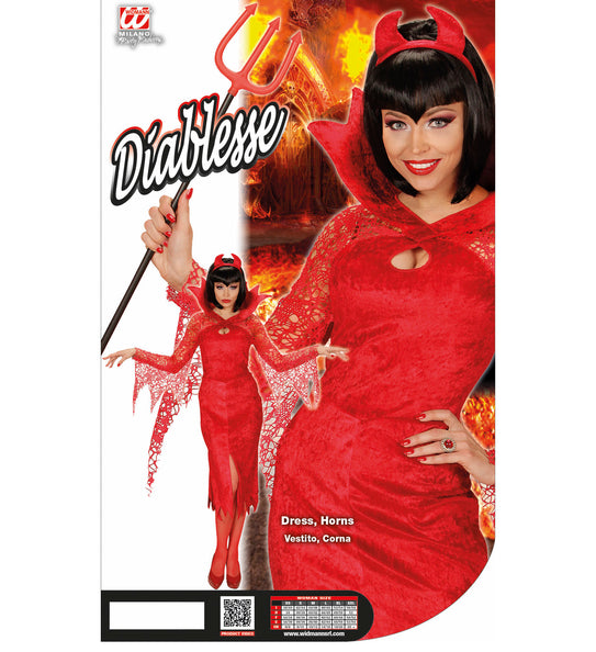 Widmann SRL Duivelinnenjurkjes met hoorntjes