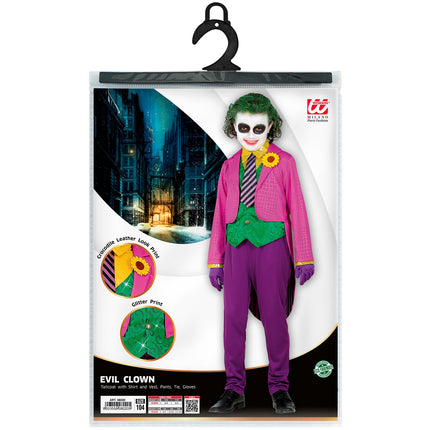 Widmann SRL Duivels Joker pak jongens