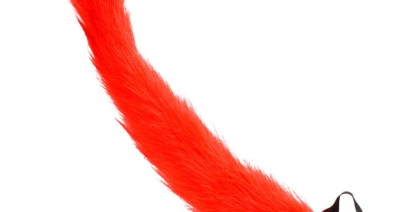 Widmann SRL Duivelstaart rood pluche