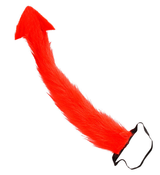 Widmann SRL Duivelstaart rood pluche