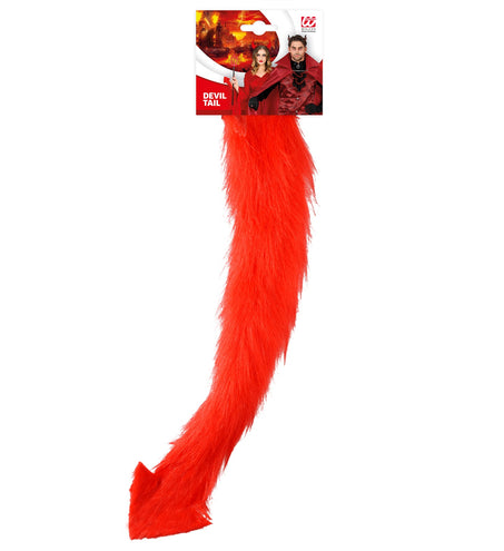 Widmann SRL Duivelstaart rood pluche