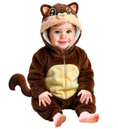 Widmann SRL Eekhoorn pak pluche fluweel Magi