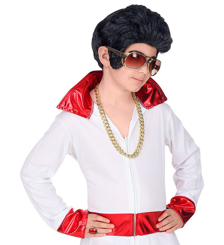 Widmann SRL Elvis pruik rock 'n roll