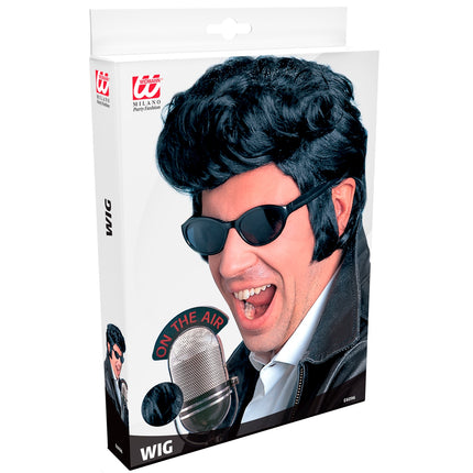 Widmann SRL Elvis pruik Rock 'n roll
