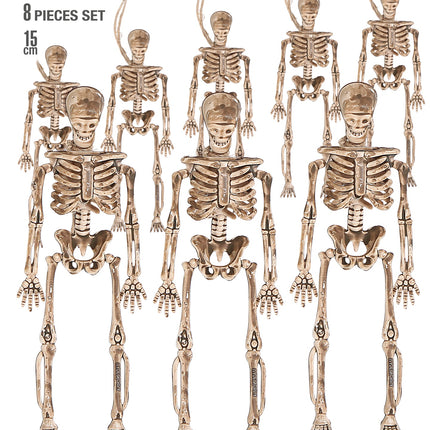 Widmann SRL Enge vlaggenlijn met skeletjes