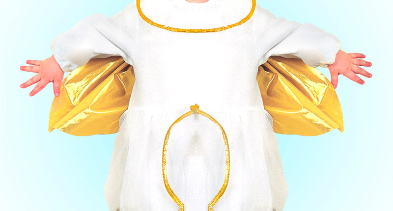 Widmann SRL Engel kostuum baby trappelzak