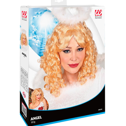 Widmann SRL Engel pruik blond