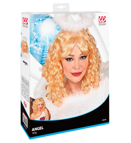 Widmann SRL Engel pruik blond