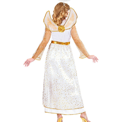 Widmann SRL Engelen jurk met aureooltje