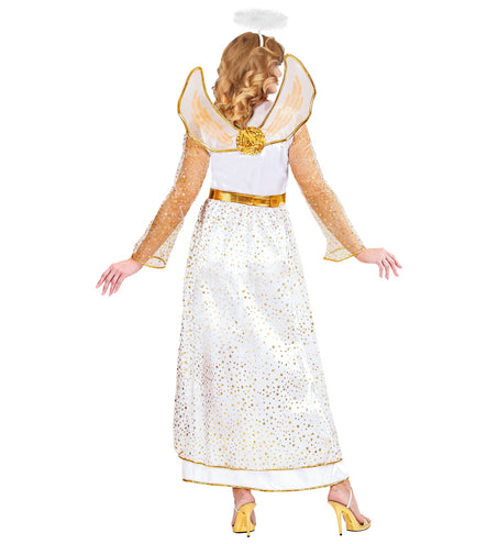 Widmann SRL Engelen jurk met aureooltje