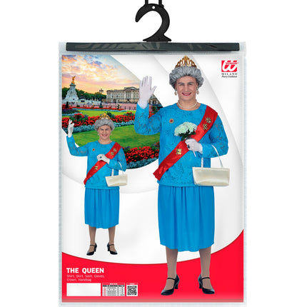 Widmann SRL Engelse koningin kostuum Queen Mum