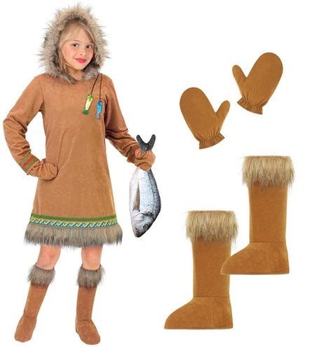 Widmann SRL Eskimo meisje kostuum Jesse kinderen