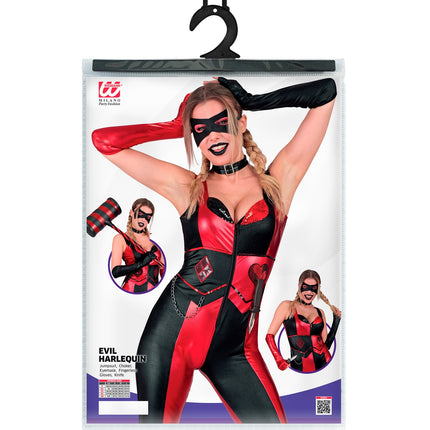 Widmann SRL Evil harlekijn pak dames
