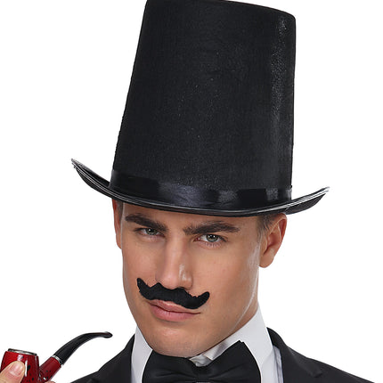 Widmann SRL Extra hoge hoed vilt zwart