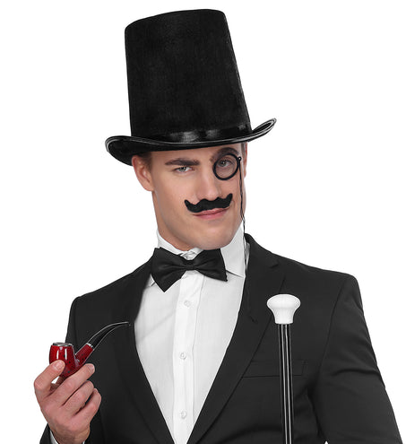 Widmann SRL Extra hoge hoed vilt zwart