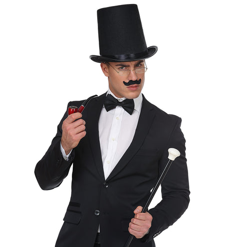 Widmann SRL Extra hoge hoed vilt zwart