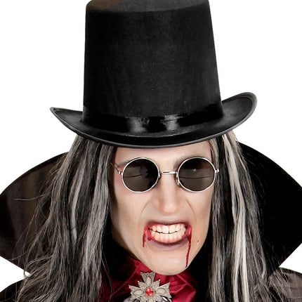 Widmann SRL Extra hoge hoed vilt zwart