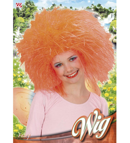 Widmann SRL Fee pruik oranje kinderen