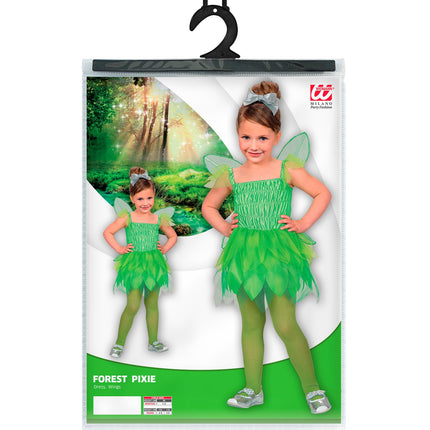 Widmann SRL Feeën pakje kind Pixie groen