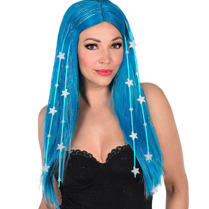 Widmann SRL Feeënpruik blauw met sterren