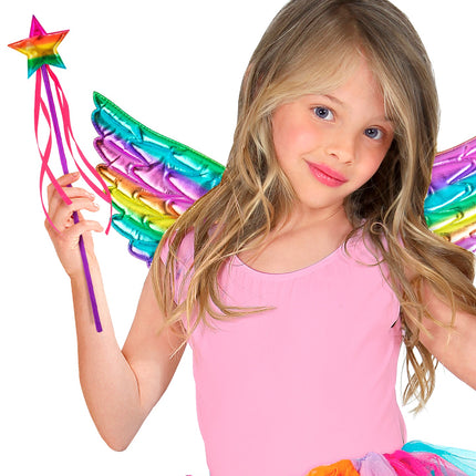 Widmann SRL Feeënstaf regenboog