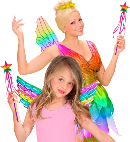 Widmann SRL Feeënstaf regenboog