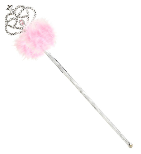 Widmann SRL Feeënstaf zilver met marabou