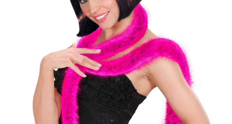 Widmann SRL Fel roze dunne boa