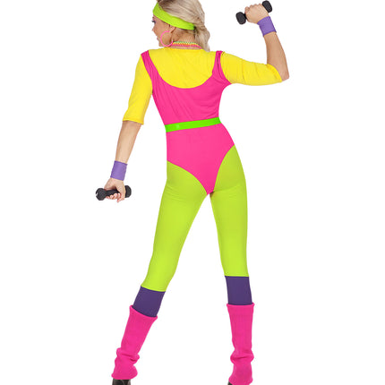 Widmann SRL Fitness instructrice kostuum 80's
