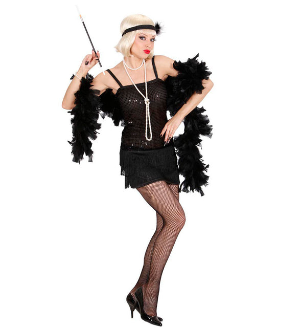 Widmann SRL Flapper Jurk Zwart