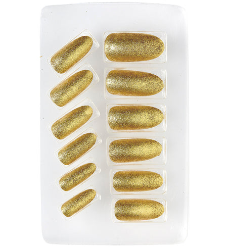 Widmann SRL Fluoriserende opplaknagels goud glitters