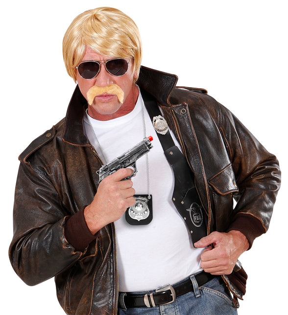 Widmann SRL Foam latex pistool zwart 19cm