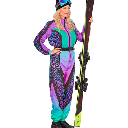Widmann SRL Fout ski pak snowboarder luipaard multi dames