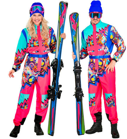 Widmann SRL Fout ski pak snowboarder roze/lichtblauw