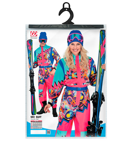 Widmann SRL Fout ski pak snowboarder roze/lichtblauw