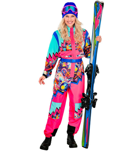 Widmann SRL Fout ski pak snowboarder roze/lichtblauw