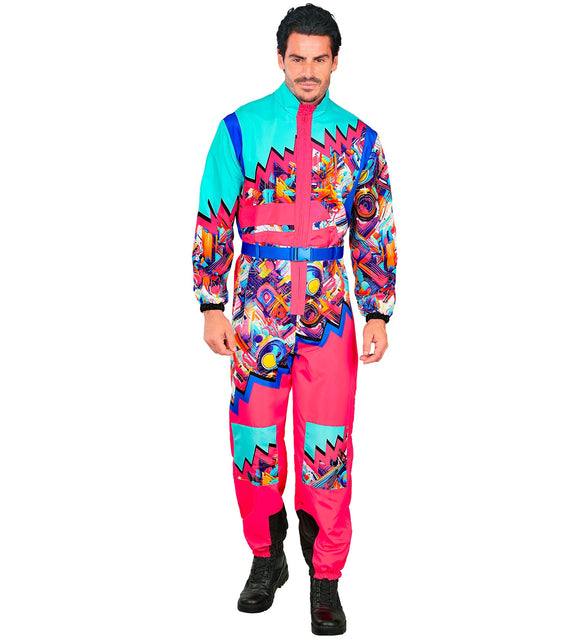 Widmann SRL Fout ski pak snowboarder roze/lichtblauw